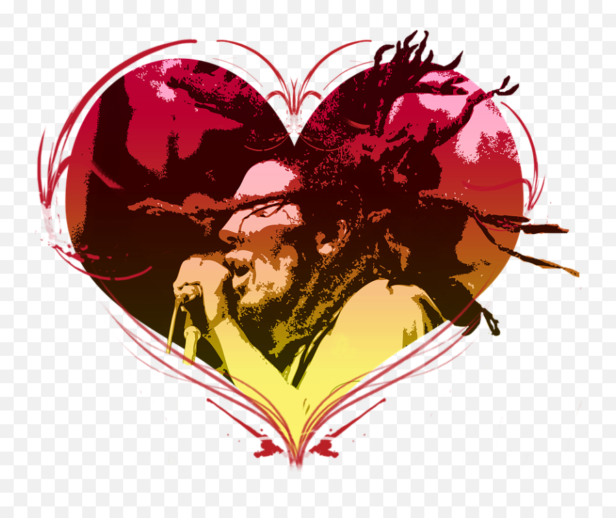 Heart Jamaica Bob Marley - Bob Marley Heart Emoji,Easter Emoticons Iphone