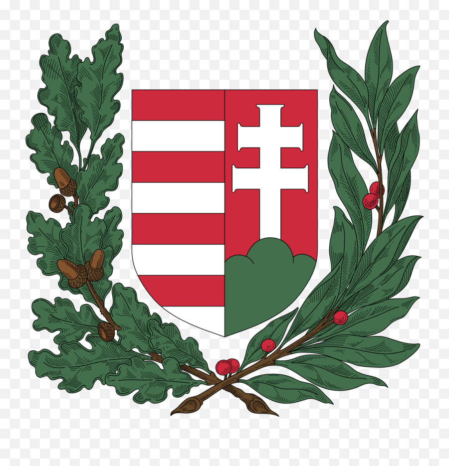 Coat Of Arms Of Hungary - Hungarian Flag World War 2 Emoji,Olive Branch Emoji