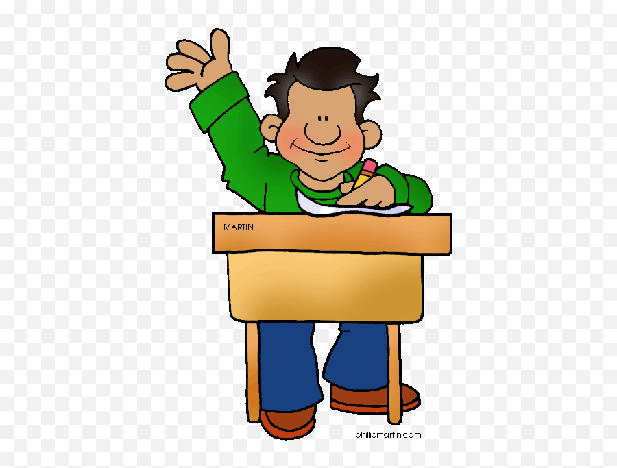 Boy Raising Hand Clipart - Boy Raising Hand Clipart Emoji,Raises Hand Emoji