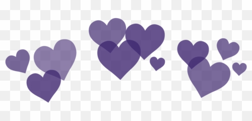 Yvonne Nguyen - Purple Hearts Transparent Background Emoji,Wheel Of Dharma Emoji