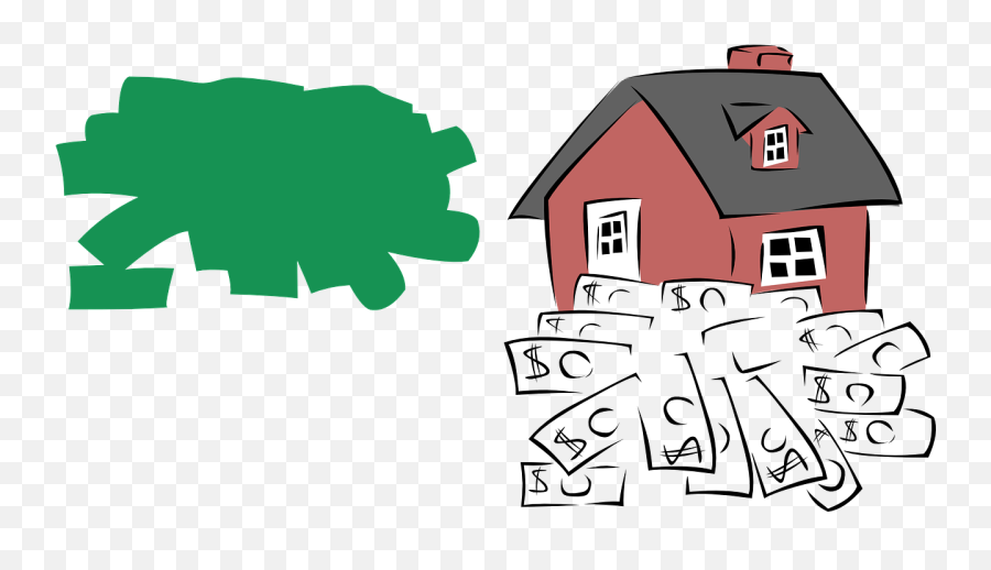 House Money Value Bank Colorless - Money Clip Art Emoji,Money Arrow Emoji