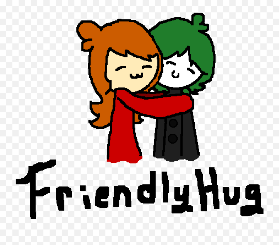 Friendly Hug Clipart - Cartoon Emoji,Emoji For Hug