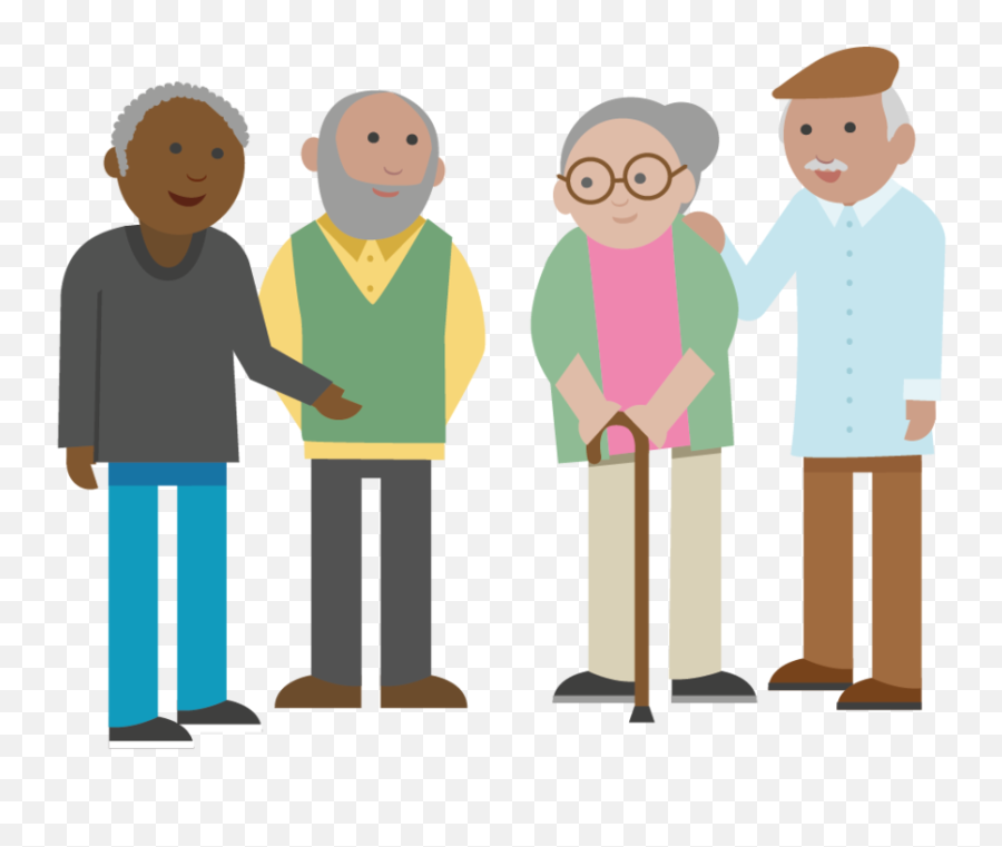 Old People Clipart Png - Older Adults Png Emoji,Old People Emoji