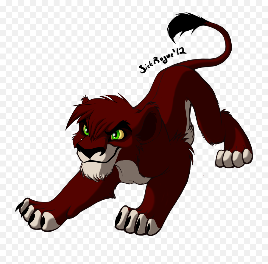 Scar Lion King Silhouette - Lion King Scar Cub Emoji,Lion King Emoji