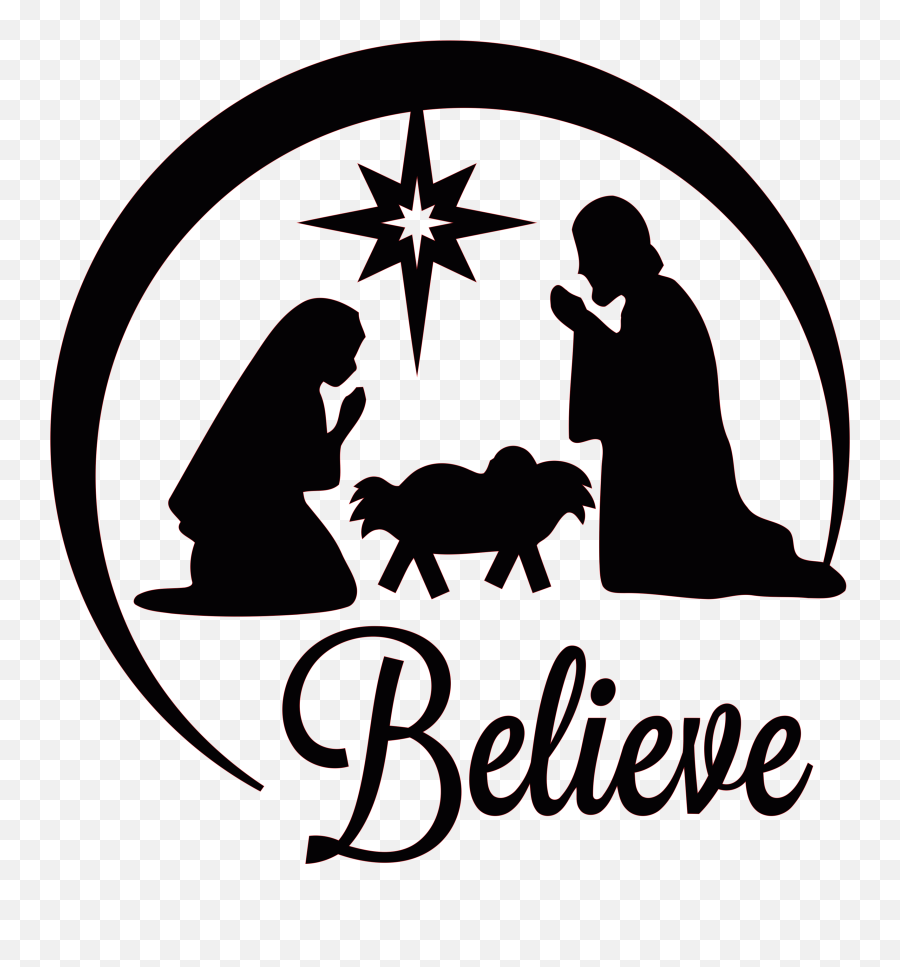 Download Jesus Clipart Christmas Nativity Scene Silhouette Nativity Scene Emoji Nativity Emoji Free Transparent Emoji Emojipng Com