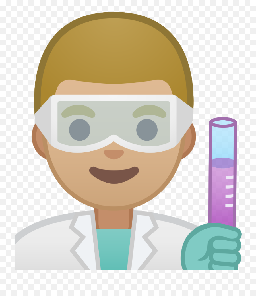 Noto Emoji Oreo 1f468 1f3fc 200d 1f52c - Science Emoji Png,Test Tube Emoji