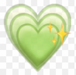 Trending Greenheart Stickers - Heart Emoji