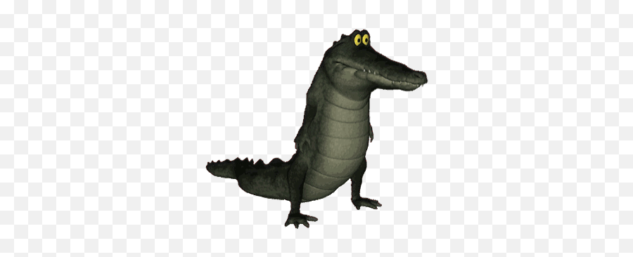 Top Crocodile Hunter Stickers For Android U0026 Ios Gfycat - Gif Animation Alligator Gif Emoji,Alligator Emoticon