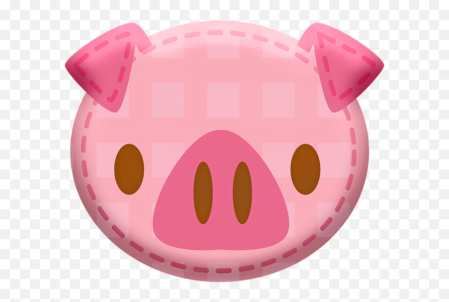 Pig Cartoon Japanese Kawaii Cute Farm - Domestic Pig Emoji,Woman And Pig Emoji