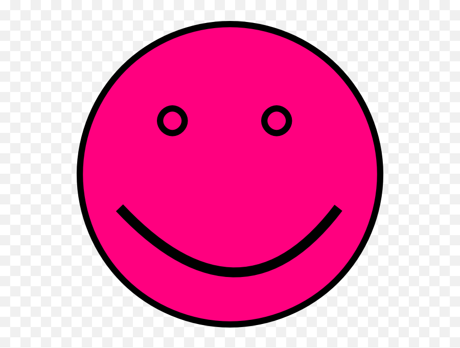 This Free Clip Arts Design Of Pink Face Png Transparent Png - Smiley Emoji,Bodybuilder Emoticon