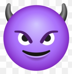 Smiling Face With Horns Icon - Smiley Emoji