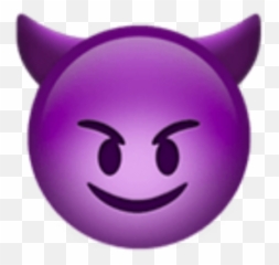 Download Purple Devil Emoji Png - Purple Devil Emoji Ios,Purple Emoji