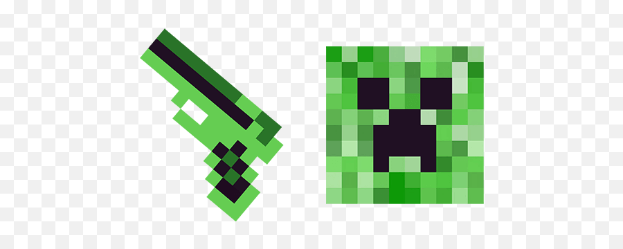 Top Downloaded Cursors - Minecraft Creeper Face Transparent Emoji,Creeper Emoji