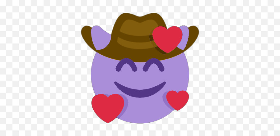 Emojihell - Happy Emoji,Pensive Cowboy Emoji