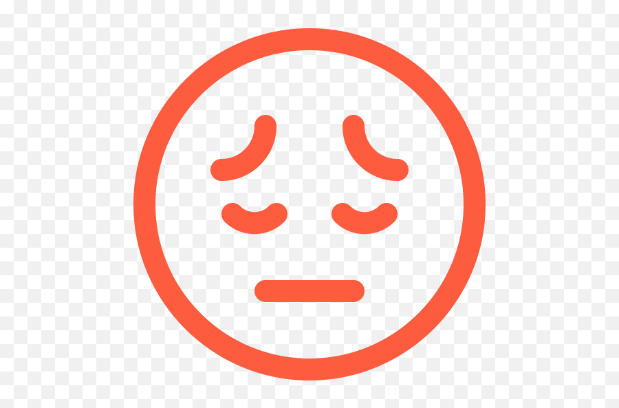 Depressed Emoji Emotion Face Melancholy Sad Social - Cirque Du Fer A Cheval,Unhappy Face Emoji