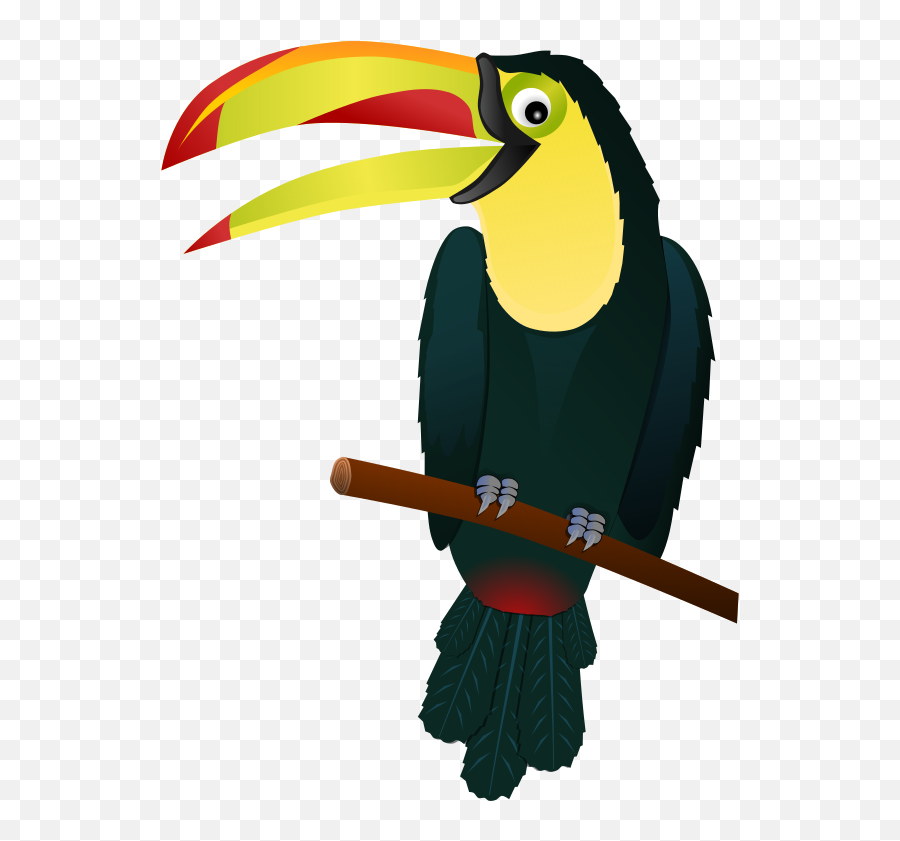 Jungle Clipart Bird Jungle Bird - Clipart Toucan Emoji,Sunset Bird Emoji