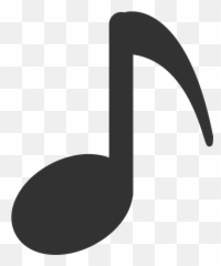 Musicales Nota Plana - Large Music Note Clip Art Emoji,Emoticono Whatsapp
