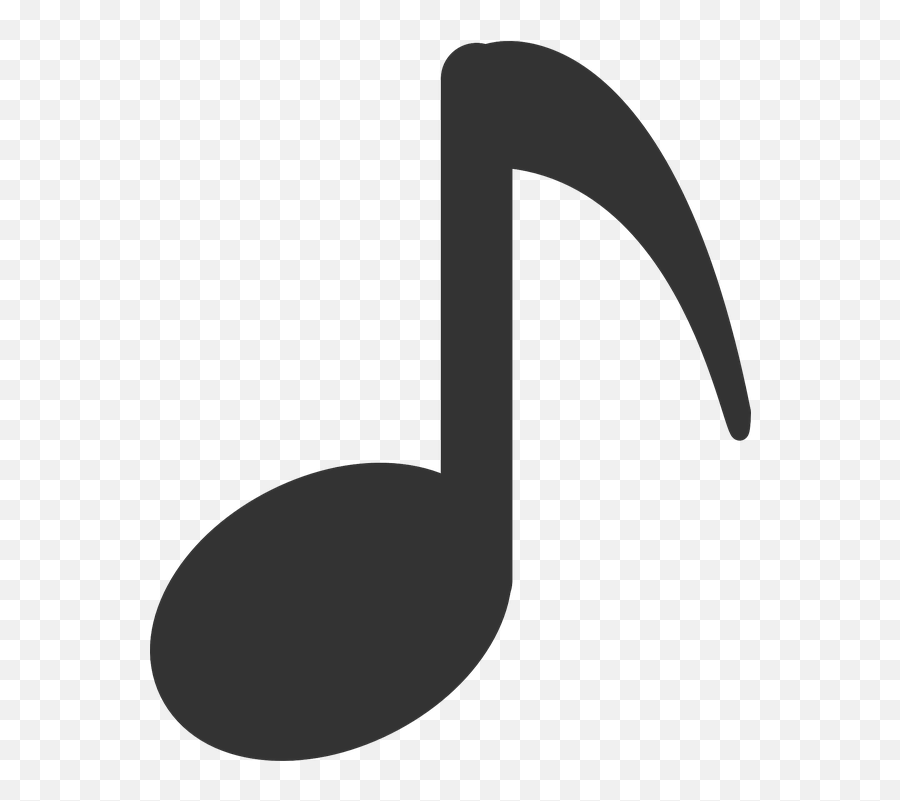 Musicales Nota Plana - Large Music Note Clip Art Emoji,Emoticono Whatsapp
