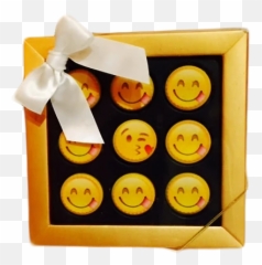 Emoji Themed Mini Chocolate Covered Oreos Gift Box - Earrings,Present Emoji