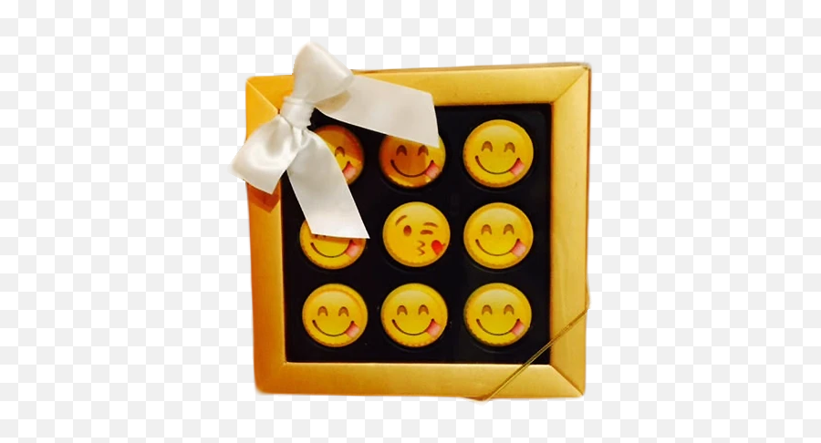 Emoji Themed Mini Chocolate Covered Oreos Gift Box - Earrings,Present Emoji