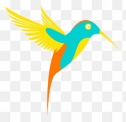 Colibri Colorful Bird Vector Clipart Image - Colorful Bird Vector Png Emoji,Rainbow Emoji