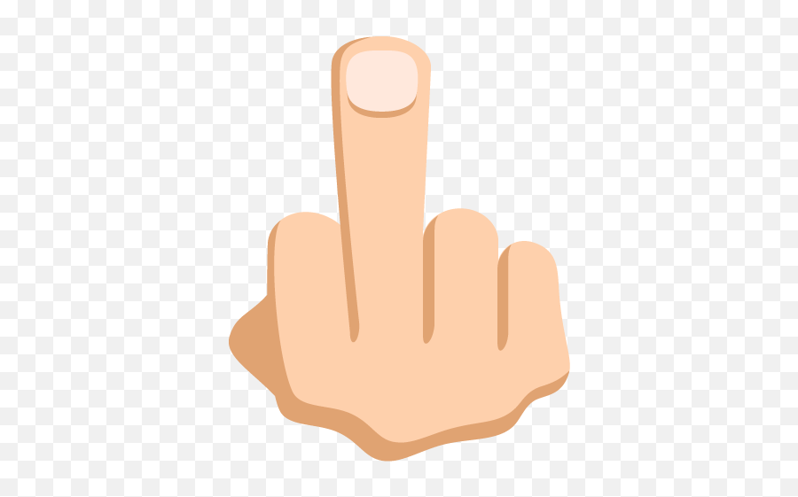 Hand With Middle Finger Extended - Imagenes Del Dedo Arriba Emoji,2 Finger Emoji