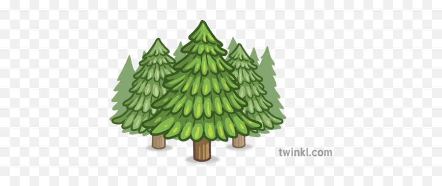 Forest Emoji Tree Emoticon Sms Illustration - Xmas Tree Emoji,Pine Tree Emoji