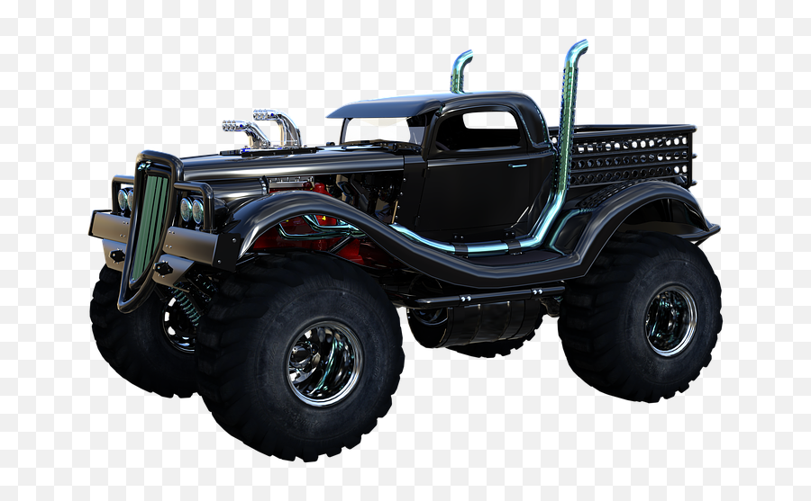 Truck Wheels Pipes - Jeep Cj Emoji,Monster Truck Emoji