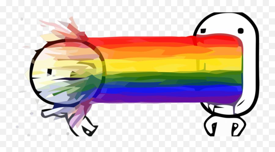 Puke Rainbow Transparent Cartoon - Puke Rainbow Emoji,Barfing Rainbow Emoji