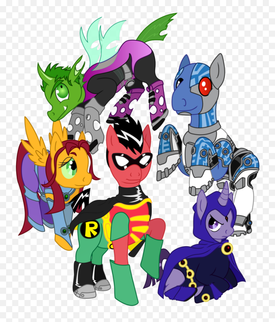 Sugarcube Corner - Teen Titans Robin As A Pony Emoji,Speed Racer Emoji
