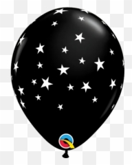 And White 11 Inch Printed Balloons - New England Flag Alternate History Emoji,Black Balloon Emoji