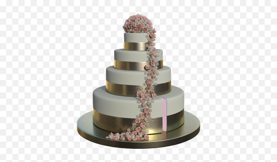 Cake Wedding Roses - Cake Emoji,Cake Slice Emoji