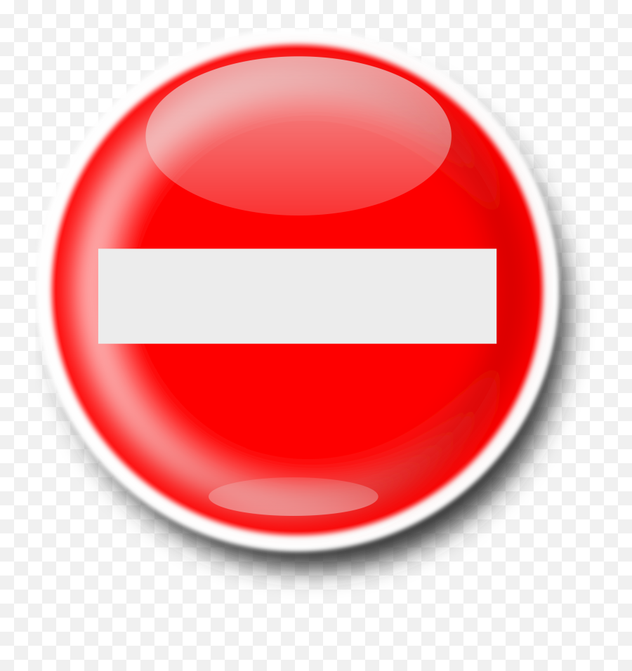 No Entry Png Picture - Access Denied Sign Emoji,No Entry Emoji