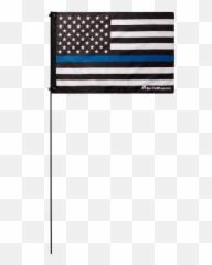 White Flag With Blue - About Collections Thin Line Emoji