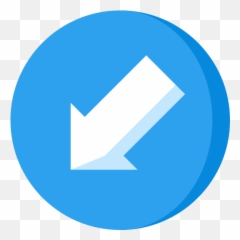 Down arrow - Free arrows icons Twitter Logo Png Emoji