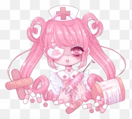 Popular And Trending Eye Patch Stickers On Picsart - Kawaii Nurse Aesthetic Emoji,Eye Patch Emoji