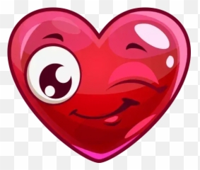 Cute Emojis WhatsApp Stickers - Cloud Winking Heart