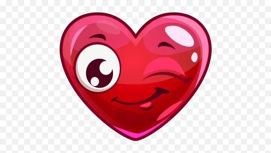 Cute Emojis Whatsapp Stickers - Stickers Cloud Winking Heart Emoji,Emojis Cute