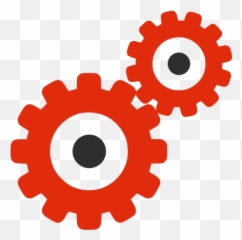Red Silhouette - Pulleys And Gears Clipart Emoji,Elephant Emoji