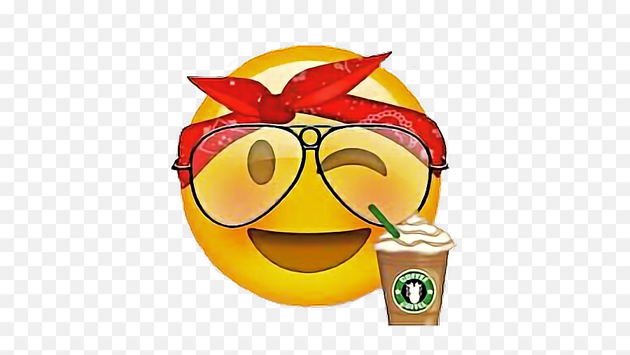 Usethis Emoji Starbucks Lol Cute Wink - Cute Pics Of Emojis,Lol Emojis