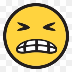 Grimacing Face Emoji For Facebook Email Sms - Teeth Baring Samsung