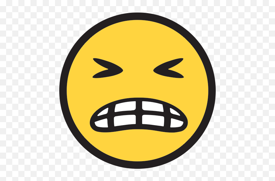 Grimacing Face Emoji For Facebook Email Sms - Teeth Baring Emoji Samsung,Grimacing Emoji