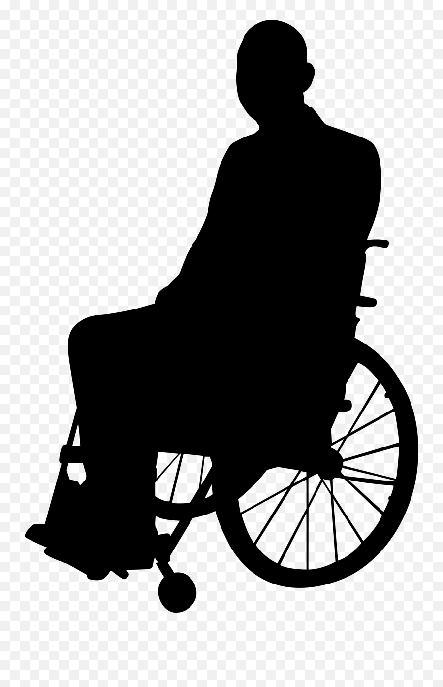 Disabled Symbol Png Images Free Download - Person In Wheelchair Silhouette Png Emoji,Wheelchair Emoji Meme
