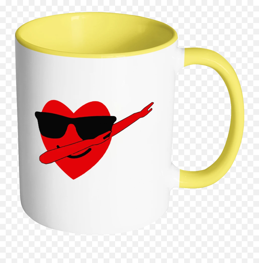 Heart Emoji Dabbing For Valentines Day - Valentine Cup Hd,Emoji Cup