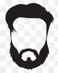 Sunglasses Clipart Facial Hair - Man With A Beard Emoji