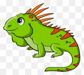 Green Iguana Cartoon Clipart - Iguana Clipart Emoji,Iguana Emoji - free ...