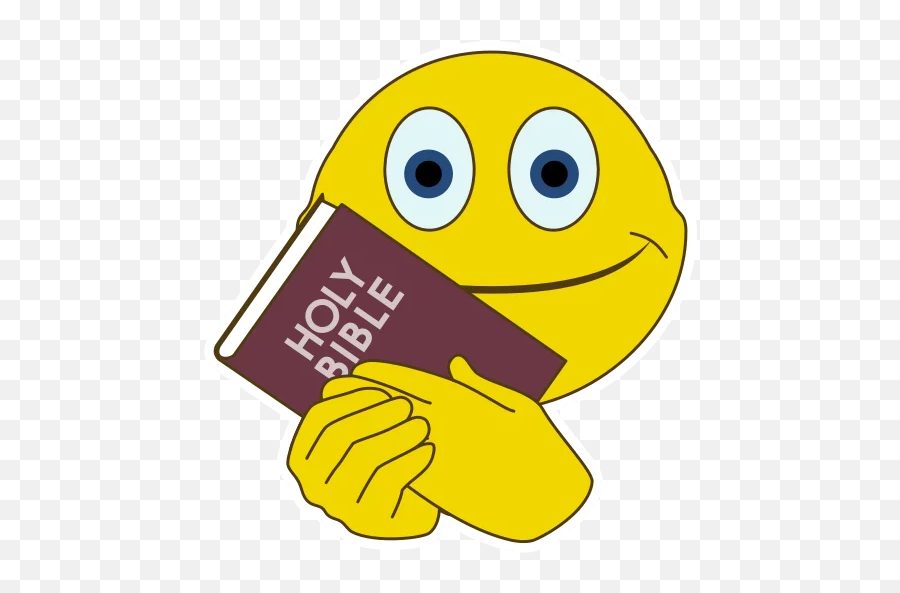 Christian Emojis Stickers For Telegram - Clip Art,Bible Emoji