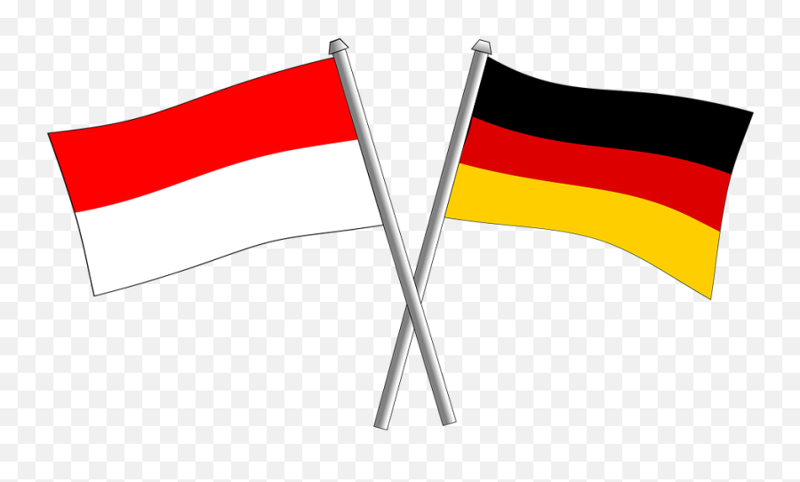 Friendship Diplomacy Flag Flags - German And English Exchange Emoji,Indonesian Flag Emoji