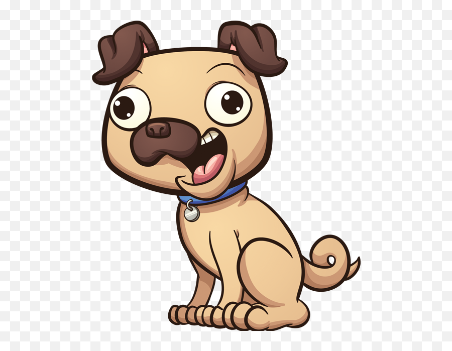 Pug Emoji Stickers Messages Sticker - Clip Art Of Angry Dog,Pug Emoji