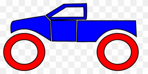 Monster Truck Car - Emoji